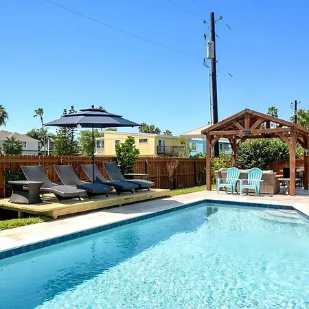 South Padre Haven Heated Pool Firepit Pool Table Games Early Checkin Villa